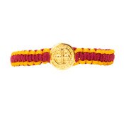 USC Trojans School Spirit Blessing Bracelet with Gold